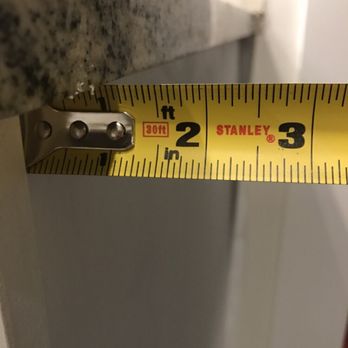 Avigna Granite World - 1" overhang in this side and 1/2 on the other side - Building Supplies Near Me - Jacksonville, Florida