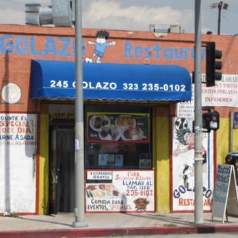 Golazo Restaurant - the front of the restaurant - Mexican Near Me - Los Angeles, California Golazo Restaurant - the front of the restaurant - Mexican Near Me - Los Angeles, California