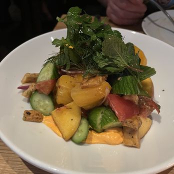 Atta Girl - Heirloom Tomato Fattoush - Mediterranean Near Me - Hermosa Beach, California Atta Girl - Heirloom Tomato Fattoush - Mediterranean Near Me - Hermosa Beach, California