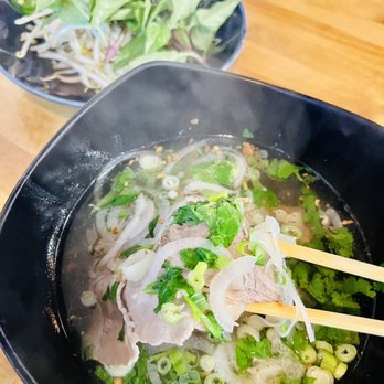 The Pho Bar - Combo with clear vermicelli. Soup base is very good. - Thai Near Me - Berlin, Connecticut