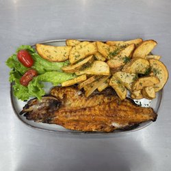 Fire House BBQ - Branzino plate $17.99