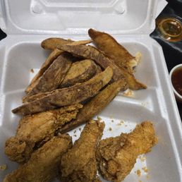Wings with wedges Wings with wedges