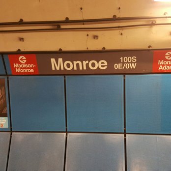 CTA Monroe - Red Line Station - Monroe St. Red Line Station - Public Transportation Near Me - Chicago, Illinois