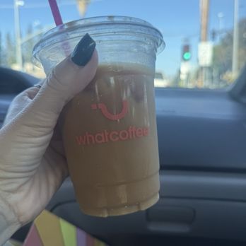 WhatCoffee - Wonder if this latte was made with water and a splash of milk - Cafes Near Me - Santa Clara, California