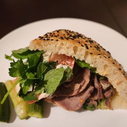 Beef Tongue Sandevich