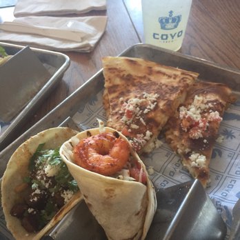 Coyo Taco - Camaron Quesadilla Camaron Taco - Mexican Near Me - Miami, Florida