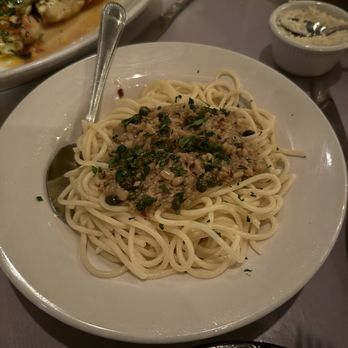 Edo's Squid - Spaghetti side with halibut - Italian Near Me - Richmond, Virginia Edo's Squid - Spaghetti side with halibut - Italian Near Me - Richmond, Virginia
