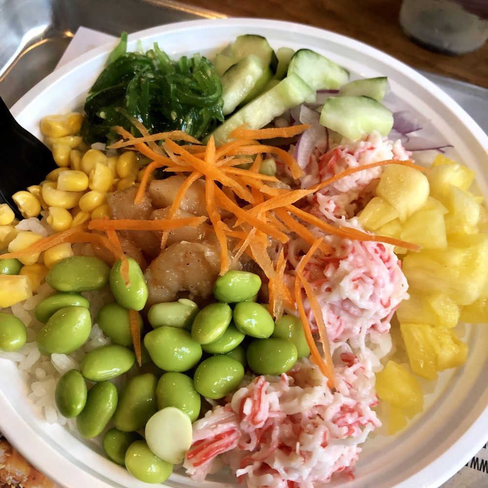 Poke Hut - Poke bowl with shrimp and lots of crab meat - Poke Near Me - Cincinnati, Ohio Poke Hut - Poke bowl with shrimp and lots of crab meat - Poke Near Me - Cincinnati, Ohio