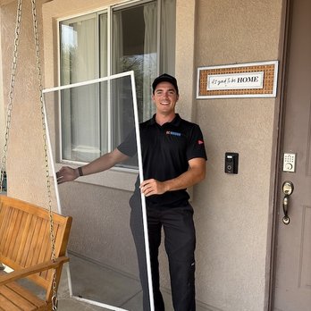 OC Window Repairs - Grant with the repaired screen. - Windows Installation Near Me