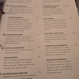 Menu Menu