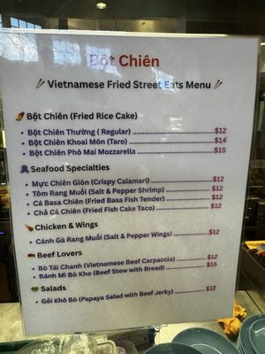 Menu photo 2 Bot Chien San Jose, CA