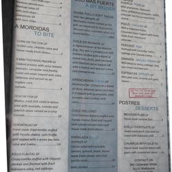 El Habanero - El Habanero Dinner Menu