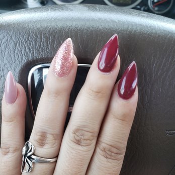 Gummme Nails & Spa - Fill in and shaping done by Hellen - Nail Salons Near Me - Bellflower, California