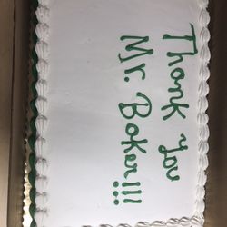 ACME Markets - I wouldn't recommend using this bakery. This was the result. Yikes.