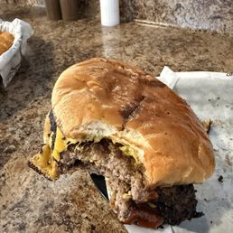 Shoe leather burger Shoe leather burger