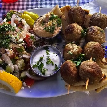 Santorini Gyro - Keftedakia Kebab - Mediterranean Near Me - Palm Springs, California