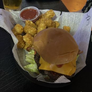 The Hwy 64 Gym - Bacon cheese burger and tots - American Near Me - Copperhill, Tennessee The Hwy 64 Gym - Bacon cheese burger and tots - American Near Me - Copperhill, Tennessee