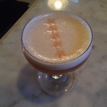 Public House - Featured cocktail: smoked bourbon manhattan with foam and maple bitter stars. Art. - Cocktail Bars Near Me - Ferndale, Michigan Public House - Featured cocktail: smoked bourbon manhattan with foam and maple bitter stars. Art. - Cocktail Bars Near Me - Ferndale, Michigan