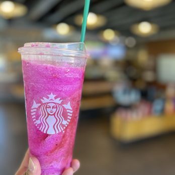 Starbucks - Blended Mango Dragonfruit Lemonade - Coffee & Tea Near Me - Temecula, California Starbucks - Blended Mango Dragonfruit Lemonade - Coffee & Tea Near Me - Temecula, California