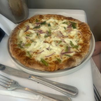 Panico's Bistro - Pizza with red onion, and asparagus - Pizza Near Me - Cape May, New Jersey Panico's Bistro - Pizza with red onion, and asparagus - Pizza Near Me - Cape May, New Jersey