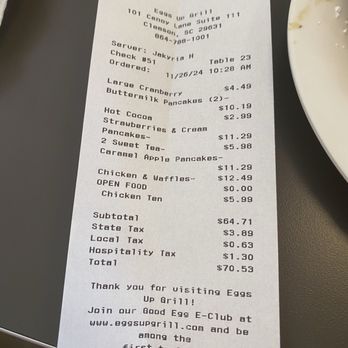 Eggs Up Grill - Breakfast & Brunch Near Me - Clemson, South Carolina Eggs Up Grill - Breakfast & Brunch Near Me - Clemson, South Carolina