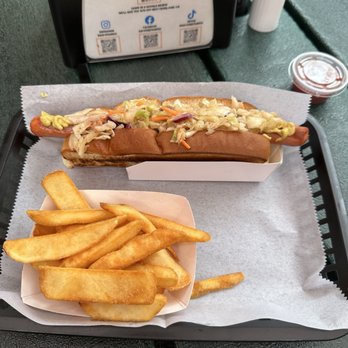 Bay Street Dawgs - Hot dog and fries - Seafood Near Me - Daytona Beach, Florida