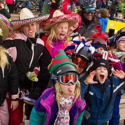 Blue Angels Youth Ski and Snowboard Program - Crazy Helmet Day, Mariachi Style!
