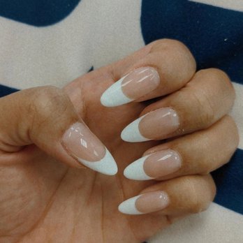 Luv Nails & Spa - Gel X French tips - Nail Salons Near Me - Costa Mesa, California