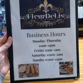 Fleur De Lis Bar & Grill - Front of menu - Sports Bars Near Me - Pascagoula, Mississippi Fleur De Lis Bar & Grill - Front of menu - Sports Bars Near Me - Pascagoula, Mississippi