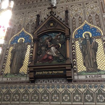 Newry Cathedral Parish - St Francis and St. Clare by station of the cross III  Jesus falls the first time. - Churches Near Me - Newry, NYM