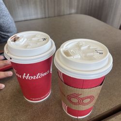Tim Hortons - Hot chocolate, and London fog