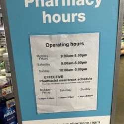 Duane Reade - Pharmacy Hours as of April 3, 2025.