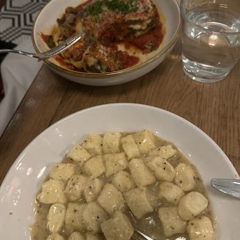 Mida - GNOCCHI CACIO E PEPE and SMOKED SHORT RIB LASAGNA - Wine Bars Near Me - Boston, Massachusetts