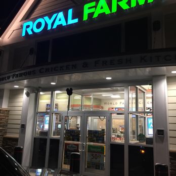 Royal Farms - the front of the store at night - Convenience Stores Near Me - Cape Charles, Virginia Royal Farms - the front of the store at night - Convenience Stores Near Me - Cape Charles, Virginia
