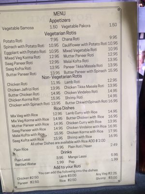 Menu photo 1 Roti Time Toronto, ON Menu photo 1 Roti Time Toronto, ON