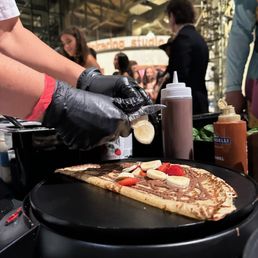 Nutella Strawberry Banana Crepe