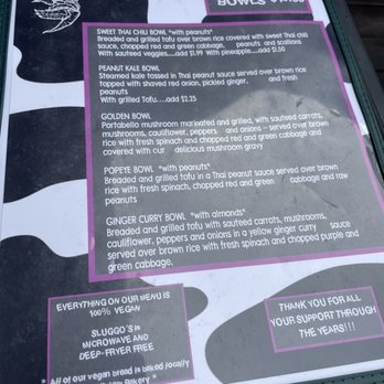 Sluggo's Vegetarian Cafe - Vegetarian Near Me - Chattanooga, Tennessee