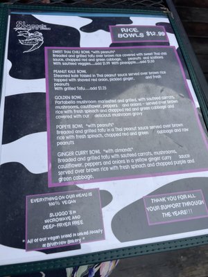 Menu photo 1 Sluggo's Vegetarian Cafe Chattanooga, TN