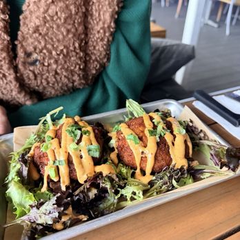 Crawdads on the River - Crispy Crab Cakes - Seafood Near Me - Sacramento, California