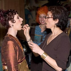 Kathleena Gorga Conscious Beauty - Designing makeup and hair styles for fashion shoots is so much fun. It's a big art project! I grew up painting and sculpting...