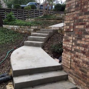 Lorenzo Landscaping - putting concrete steps - Masonry/Concrete Near Me - Austin, Texas Lorenzo Landscaping - putting concrete steps - Masonry/Concrete Near Me - Austin, Texas