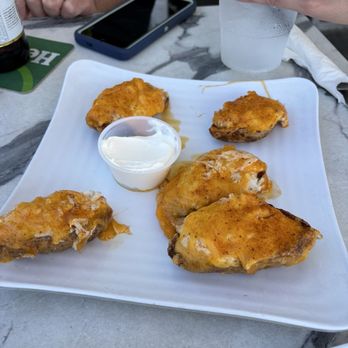 The Brass Monkey - Crab skins- yum! - New American Near Me - St. Pete Beach, Florida