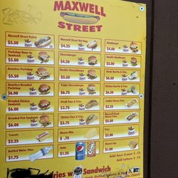 Original Maxwell Street - Menu