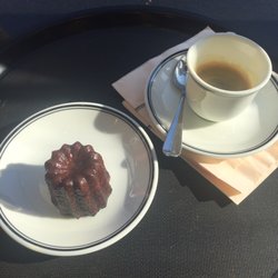 Canele and espresso