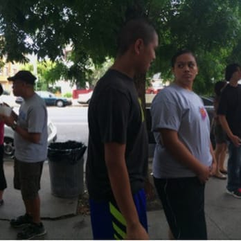 Osaka-Ya - The crowd waiting for shaved ice - Desserts Near Me - Sacramento, California