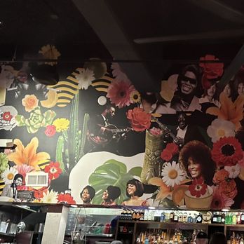 Lost & Found OTR - Mural over the bar - Cocktail Bars Near Me - Cincinnati, Ohio