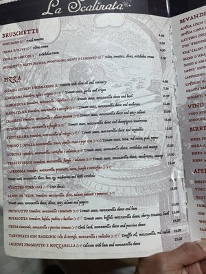 Menu photo 6 La Scalinata Rome, RM