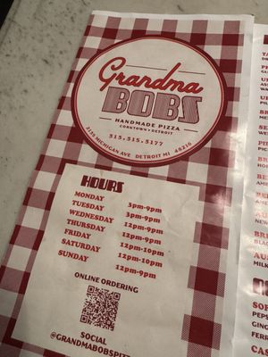 Menu photo 4 Grandma Bob's Detroit, MI