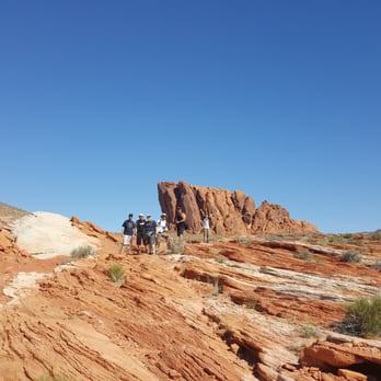 Fire Wave Trail - Approaching the Fire Wave, 4/23/16. Just us because it's early. - Hiking Near Me - Overton, Nevada