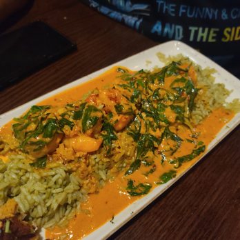Agua 301 - Chipotle shrimp over cilantro rice. This dish wasn't the fan fav at the table. - Mexican Near Me - Washington, DC, District of Columbia